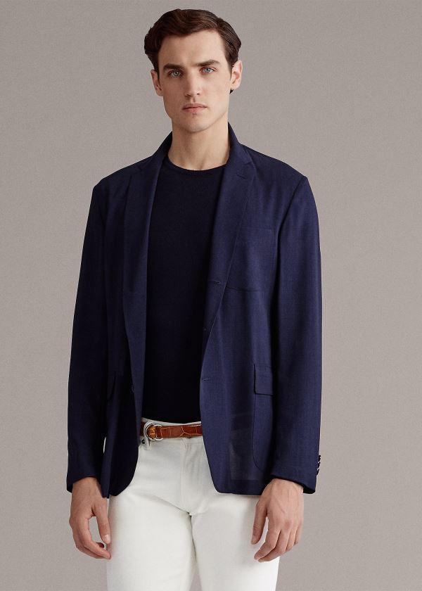 Men's Ralph Lauren Wool Gauze Blazers | 584902VDJ